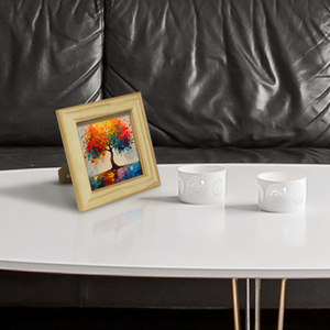 Wall and Tabletop Rustic Picture <strong>Frame</strong> Poster <strong>Frames</strong> Mat 6x8 Natural Wood 8x8 Wooden Picture <strong>Frame</strong> - Product Image 6