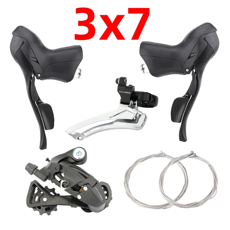 Negro 3x7 velocidades SL FD RD
