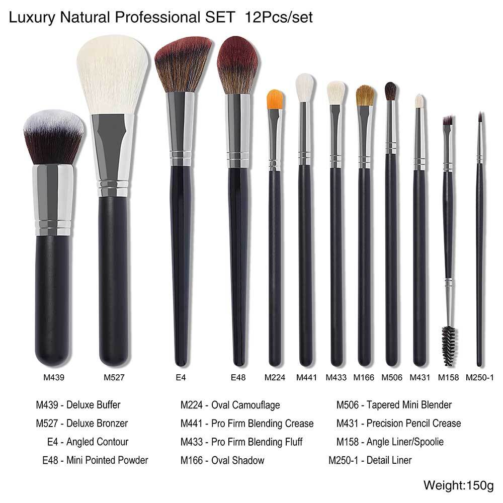 12 Black brush