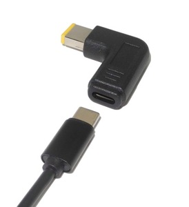 适用于 Lenovo T450 T450s T460 的 USB Type C Female to Square Male Plug Dc 电源适配器转换器笔记本充电器连接器 t470 T470s - Product Image 5