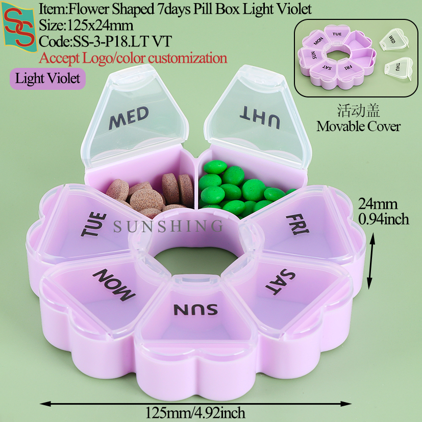 P18:Light Violet Bottom Clear Cover