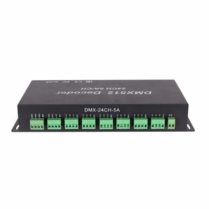 24CH PWM DMX512 светодиодный декодер светодиодный пиксельный свет Декодер контроллер оптом