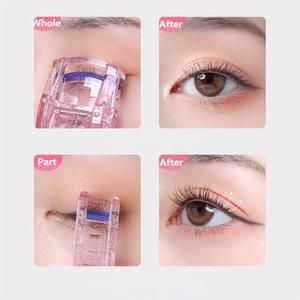 ที่ดัดขนตาแวววาวสีชมพูขนาดเล็กเครื่องมือแต่งหน้าสำหรับผู้เริ่มต้นเครื่องสำอางชุดดัดขนตาแบบพกพา - Product Image 5