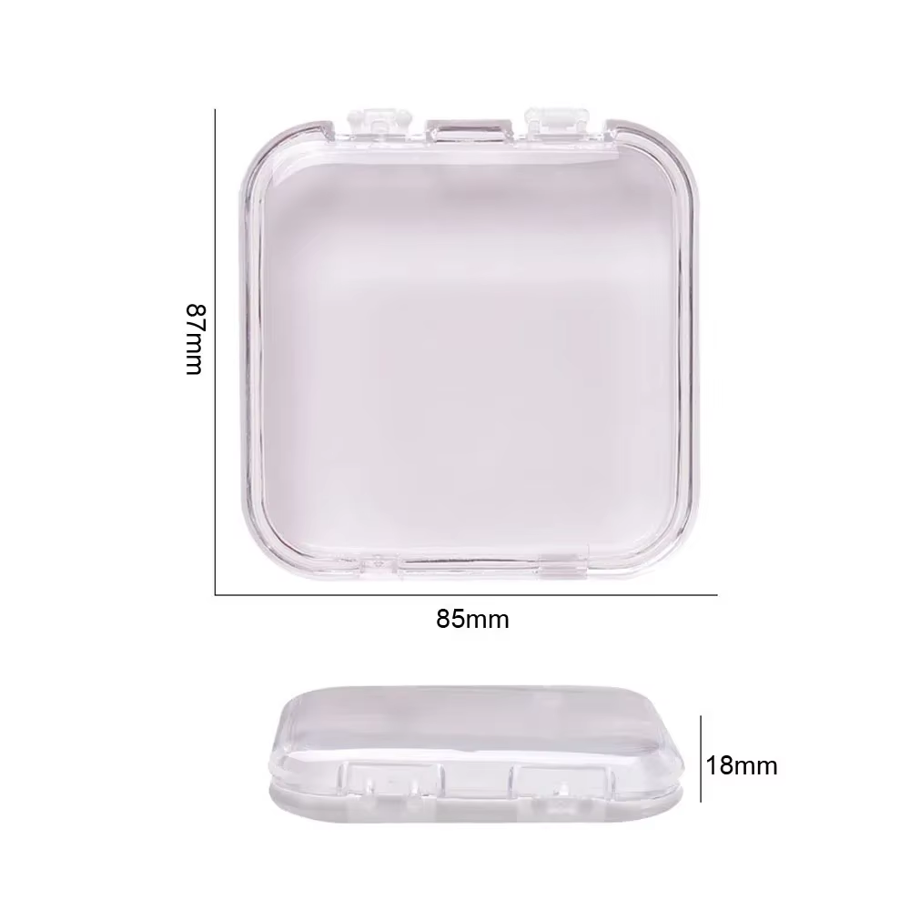 boîte blanche taille L 85*85*18mm