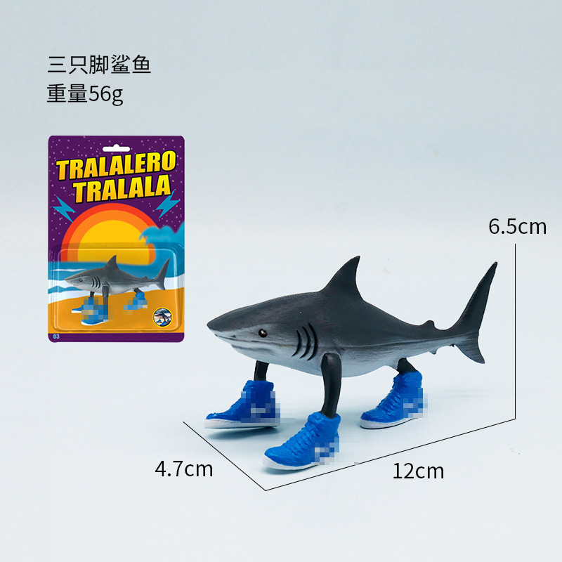 Tiburón ni-ke de 5 pulgadas