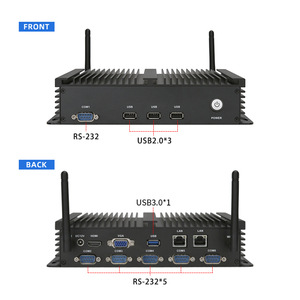 Small Pc Computadora Desktop 2 LAN Port Custom Din-Rail Linux Industrial <strong>Computer</strong> Embedded Industrial Mini Pc - Product Image 6