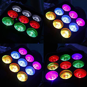 9 adet sürekli sonsuz rotasyon matris 4in1 led yıkama hareketli kafa sahne işık dj gece kulübü düğün için - Product Image 5