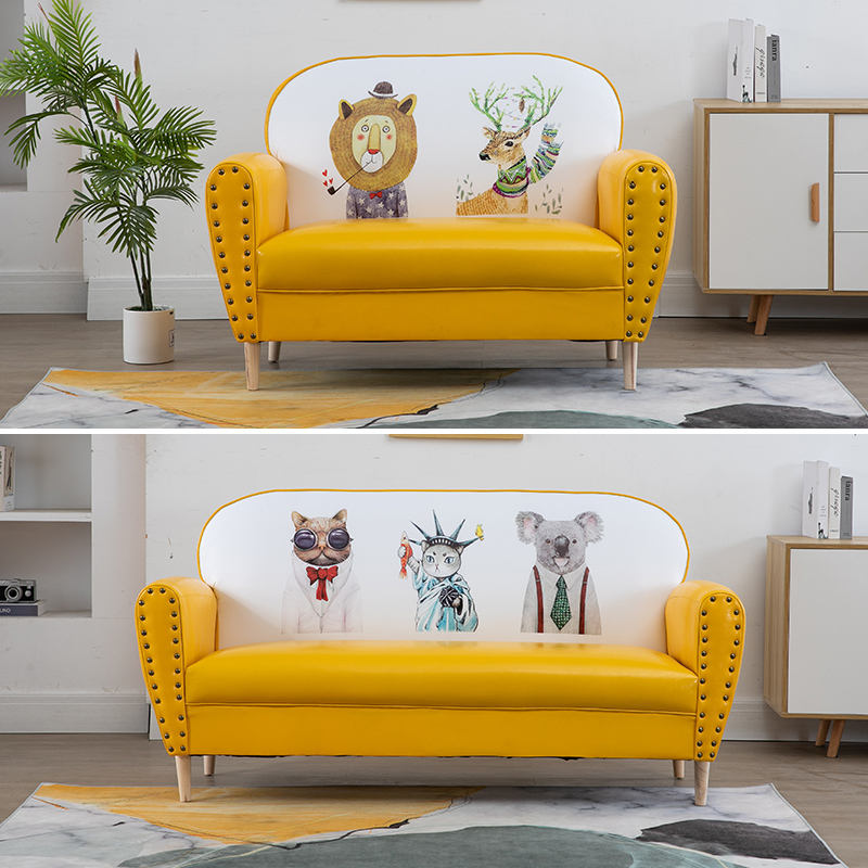 Cartoon pattern+yellow