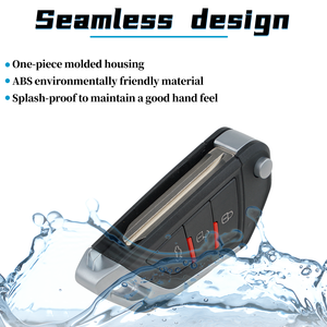 Nuovo wireless RF 433mhz apprendimento ABS codice fisso con chiave lama allarme auto telecomando - Product Image 4