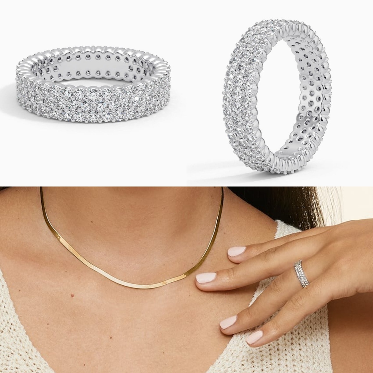 Anillo de Boda Pavé