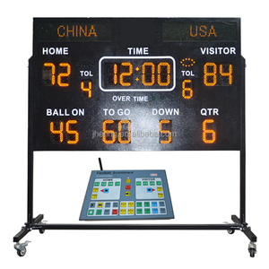 Jhering Digital Score-Anzeigetafel für den Außenbereich Sport-Scoreboard für Fußball 7-Segmente LED-Zahl Fußball-Scoreboard - Product Image 1