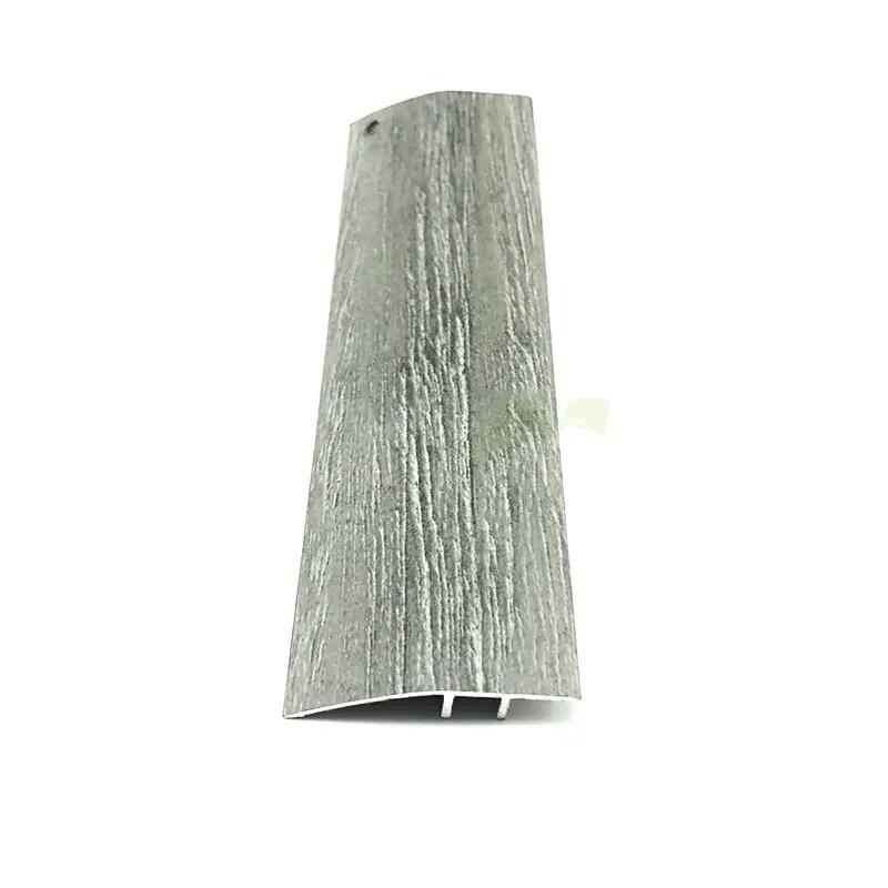 Holzmaserung Aluminium Metallboden Übergängebänder für Spc-Bodenbelag