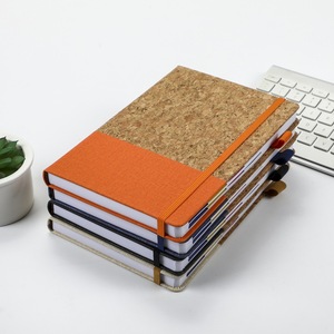 Cuaderno de Cuero de Corcho con Banda Elástica, Cuaderno de Oficina y Negocios, Diario de Papel Grueso, A5 y A6 - Product Image 2