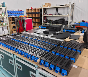 ST Powercon Split Power Box with 19-pin SOCAPEX <strong>Input</strong> to Powercon to Ac Outlet <strong>Output</strong> Distribution Box Socapex Power Distro Box - Product Image 4