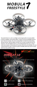 5-in-1 Mobula7 75mm 1S All-in-one uçuş kontrol kiti Whoop Traverser 400mw grafik ELRS alıcı RS0802 Motor - Product Image 6