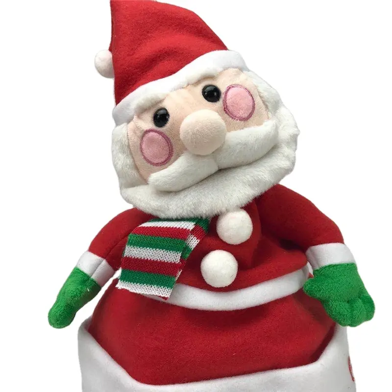 Série Natal Chapéus De Natal Pode Cantando Dançando Chapéus Engraçados Brinquedos De Pelúcia Recheados Elétricos