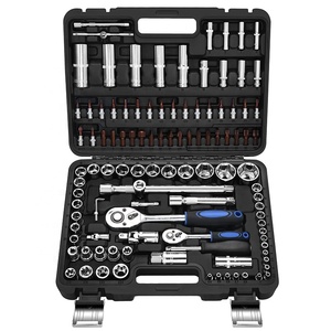 销售产品棘轮扭矩扳手手动工具套筒扳手工具盒 - Product Image 4
