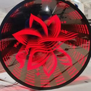 工場カスタムインフィニティミラーLEDネオンサイン高品質アクリルミラーシートネオアートLEDサイン - Product Image 3