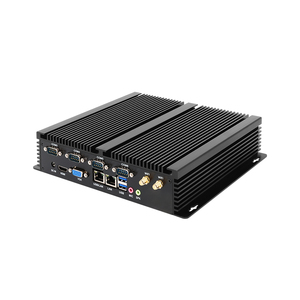 Intel Core I3 I5 I7 5th 7th Gen 7200U 2 NIC USB8 HD-MI RS232 RS485 WiFi Fanless <strong>Embedded</strong> <strong>System</strong> Industrial Mini PC - Product Image 1