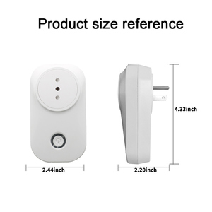 LEDEAST PA8-IT Tuya Smart WiFi Plug настенная розетка Поддерживает пульт дистанционного управления и голосовые команды Alexa для умной домашней жизни - Product Image 6