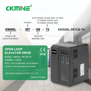 CKMINE 7.5kW 220V Entrada monofásica 3 fases 380V Salida 17A Inversor de frecuencia de elevador Unidad de velocidad variable VFD