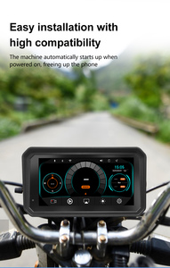 6 inch không dây Moto máy ảnh TMPS Carplay Android Màn hình tự động không thấm nước IP67 Xe máy GPS Navigator cho xe máy - Product Image 6
