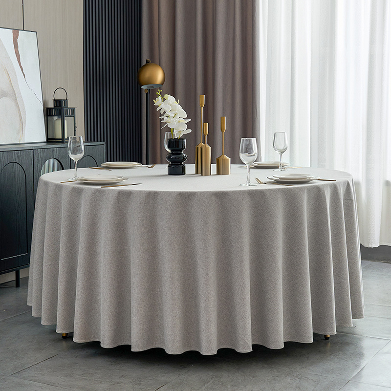 Light gray cotton and linen texture 24#waterproof