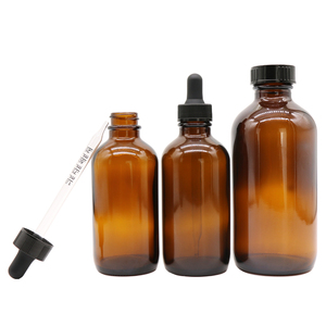 1oz 2oz 4 oz 15ml 30ml 60ml 120ml 1 2 4 oz amber kozmetik boş uçucu yağ yüz serum cam damlalık şişeleri droppe - Product Image 2