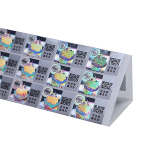 <strong>Custom</strong> <strong>Make</strong> Holographic Sticker Hologram Label Convex Lens Hologram Label QR Code Holographic Sticker QR Code Holographic Label - Product Image 3