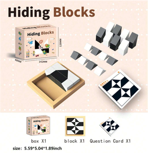 <strong>Patterns</strong> Concentration Game Montessori Geometric Shape Puzzles <strong>Building</strong> <strong>Blocks</strong> Plastic 3D Jigsaw Puzzle Logical Thinking
