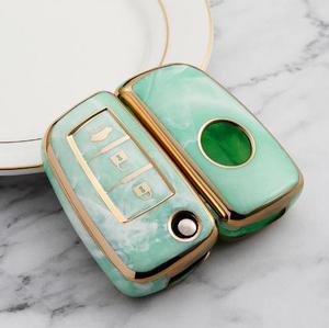 Factory Sales New Arrival Car <strong>Key</strong> Cover Gold Edge TPU Auto <strong>Key</strong> case for Nissan TIIDA TEANA SYLPHY <strong>Key</strong> - Product Image 4