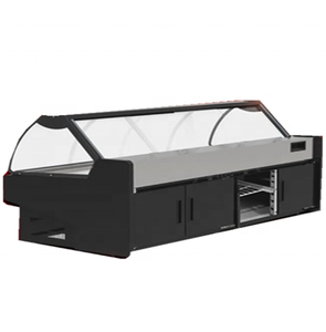Süpermarket taze et ve balık depolama için vitrin soğutucu - Product Image 5