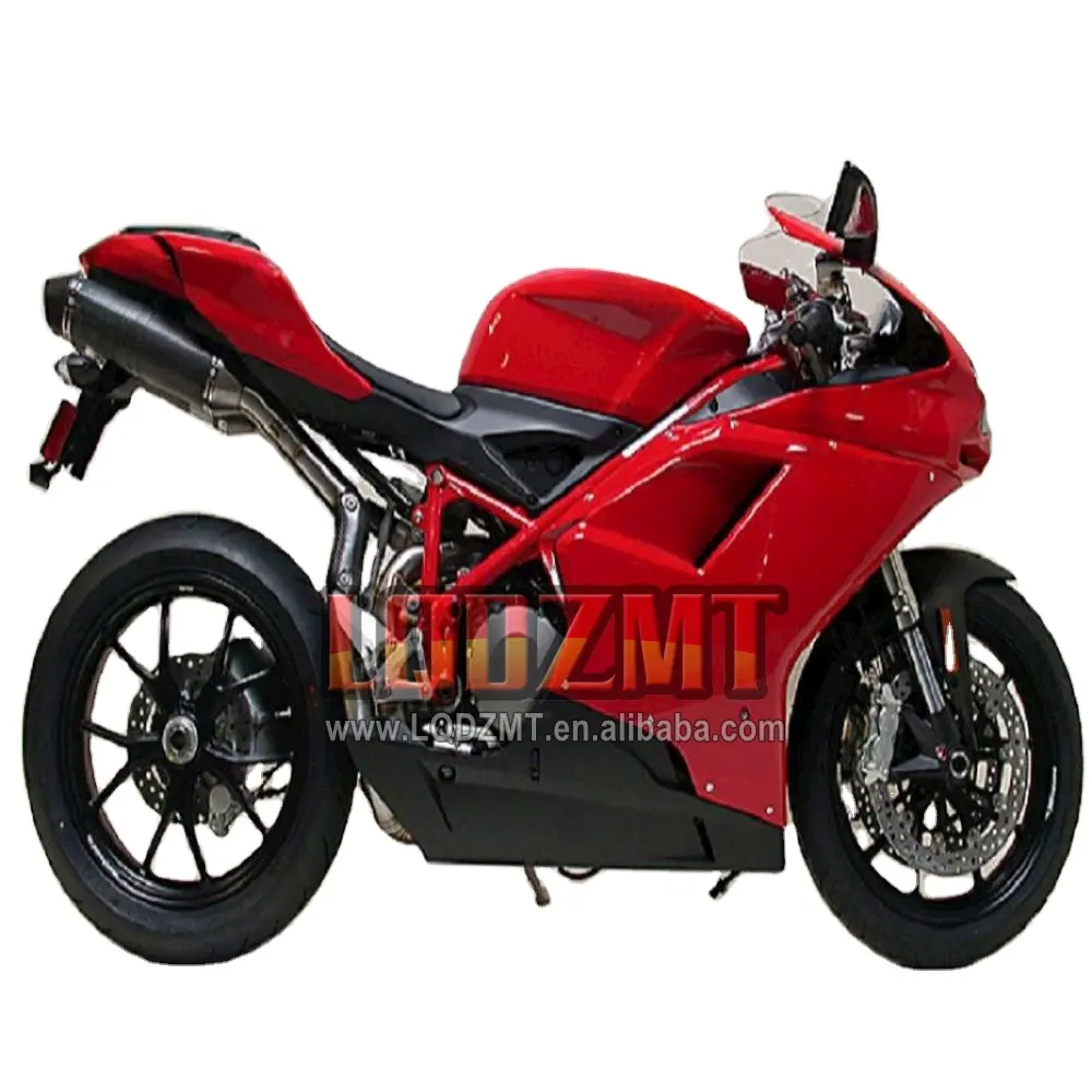 Corps d'injection pour DUCATI 848 1098 1198 CC S R 07 08 09 10 11 12 18No.48 848R 2007 2008 2009 2010 2011 2012 carénage rouge mat