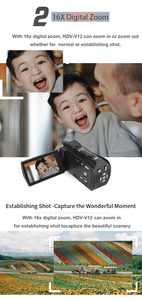 HD720P Digital Video <strong>Camera</strong> with 3.0'' TFT Display Night Vision Digital Video Camcorder - Product Image 3