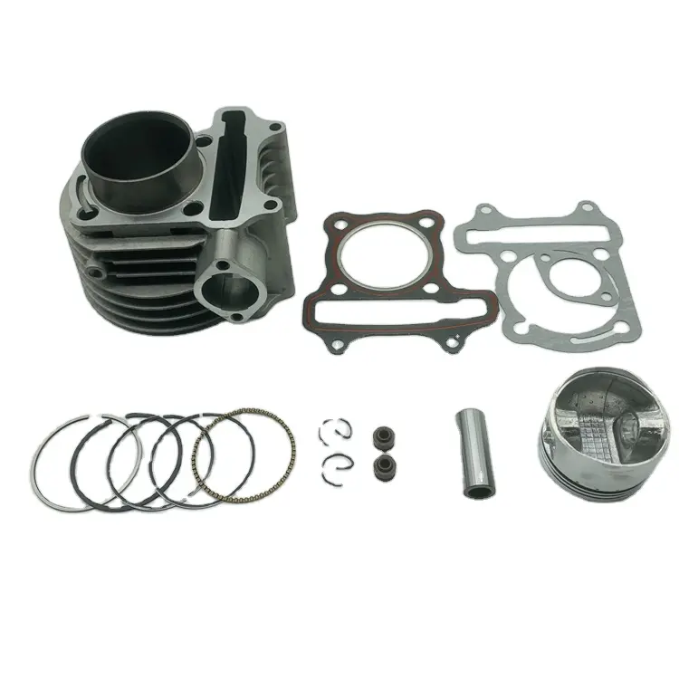 Kit de partes do motor para motocicleta, peças do motor da motocicleta, junta, bloco de pistão, para kymco gy6125 52.4mm