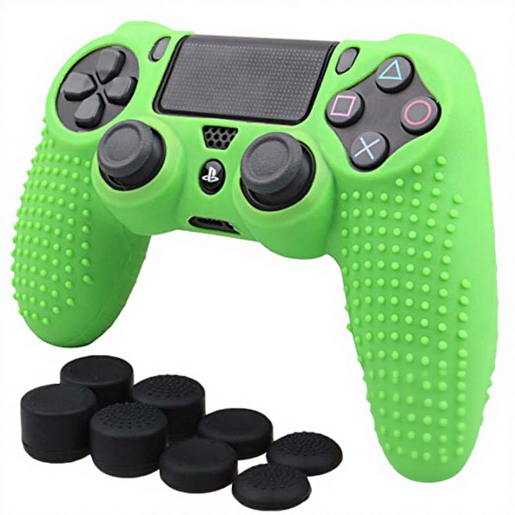 Cubierta verde + tapa de joystick negra