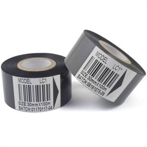 Máquina impresora codificadora de fecha, lámina de codificación de fecha, plata, oro, blanco, tamaño personalizable, 25mM X 122m, cinta de sello caliente - Product Image 2