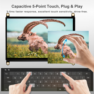 Touchscreen Small IPS 1024*600 Hmi 10 Zoll kapazitiver Touchscreen 5 7 10,1 TFT LCD-Modul 10 Zoll Raspberry Pi Display - Product Image 2