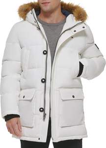 Xianhong पुरुषों के आर्कटिक कपड़े हेवीवेट प्रदर्शन पार्का शीतकालीन पार्का शीतकालीन पार्का शीतकालीन कोट पुरुषों के लिए - Product Image 4