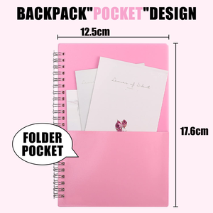 Cuaderno de diario en espiral grueso personalizado al por mayor cuaderno de papel gráfico de color macaron lindo cuaderno para niñas - Product Image 2