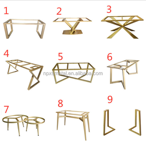 לוח משרד רוק & לוח שולחן רגל שולחן מתכת עם צבע ברזל שולחן אוכל מעמד חצובה רגל סוגר עבור שימוש חיצוני - Product Image 2