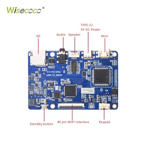 Raspberry Pi 7-Zoll-Mipi-DSI-Schnittstelle IPS 1920*1200 TFT-LCD-Anzeige bildschirm Bildschirm modul Controller-Platine Typ-C-Anschluss