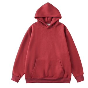 定制合身男士100% 棉连帽衫保暖舒适时尚休闲服冬季柔软面料素色可用多种