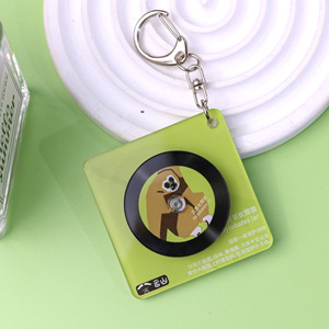 Mini Acrylic CD mô hình NFC Keychain album nhạc móc khóa vòng chìa khóa treo nhựa phim hoạt hình Keychain tùy chỉnh Mini CD Album Acrylic - Product Image 2