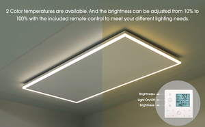LED aydınlatma 2-in-1 tavan ev radyatörü ile kızılötesi ısıtıcı paneli - Product Image 5