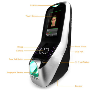 ZK MultiBio700-ID/Iface7 Tür zugangs kontroll system TCP/IP USB Biometrischer Finger abdruck & Gesichts gesichts erkennung Zeiter fassung - Product Image 5