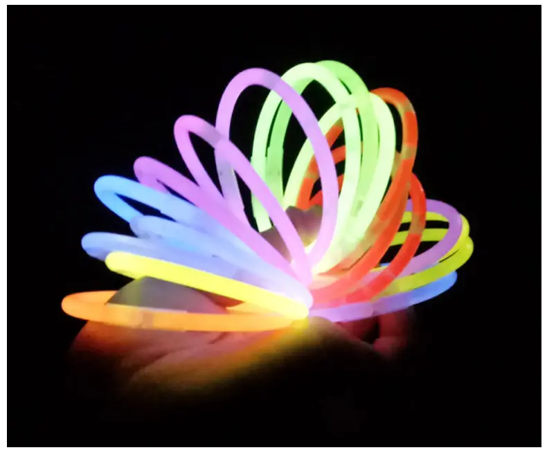 Glow stick pulsera colorida luz palo niños Venta caliente juguetes para niños