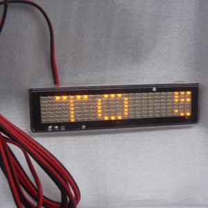Araba için 12V 7X23pixel programlanabilir kaydırma su geçirmez Mini Led Panel işareti - Product Image 5