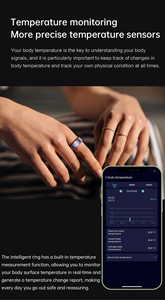 ファッションデザインZYリング支払いヨーロッパIp68防水睡眠トラッカー心拍数血圧フィットネス女性男性用スマートリングR3 - Product Image 3