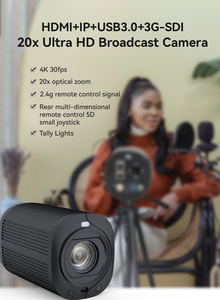Новое поступление 20x Ultra HD Широковещательная камера 4k USB3.0 PTZ камера Профессиональная видеокамера вещания школьная система вещания - Product Image 5